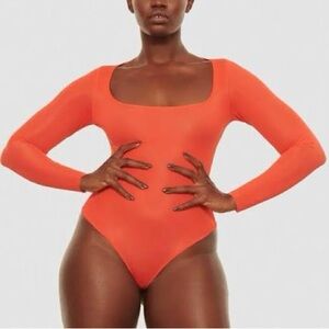 SKIMS - Jelly Sheer Long Sleeve Bodysuit